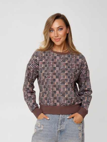 Толстовка женская ТЖ-42 (футер с лайкрой набивной)